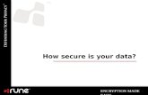 How secure is your data?