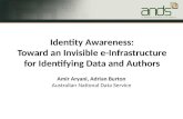 Identity Awareness: Toward an Invisible e-Infrastructure for Identifying Data and Authors
