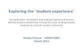 Exploring the student experience