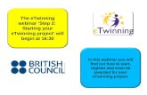 Step 2 Starting Your eTwinning Project