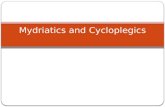 Mydriatics and cycloplegics