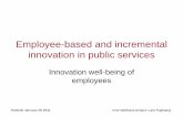 Employee-based and incremental innovation in public services