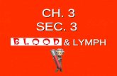 8th Grade Ch  3 Sec  3 Blood & Lymph