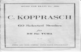 Kopprasch 60selected Studies for Bb Flat Tuba