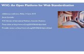 W3C an open platform for web standardisation