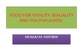 FOOD FOR VITALITY, SEXUALITY AND YOUTHFULNESS