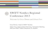 SWIFT Nordics Regional Conference 2013 - Welcome address