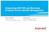 Integrating SAP HR and Business Process Driven Identity Management