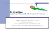 Update on Research in Geriatrics  Presentation March 6-7 2009