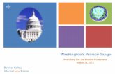 Washington's Privacy Tango