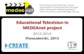 EduTV in MEDEAnet - Thessaloniki workshop