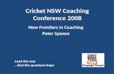 New frontiers in cricket coaching