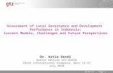Assessment of Local Governance and Development  Performance in Indonesia