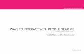 Ways to Interact with people near you(theme park)