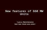New Features of 660 MW Units