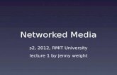 Networked media week1