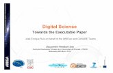 Open Science and Executable Papers