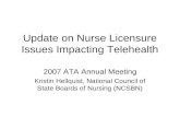 Licensure Portability Iniatives in Nursing (M2E2)