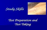 Study skills test prep