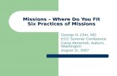 Missions Where Do You Fit