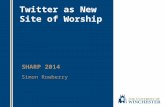Twitter as a New Site of Worship