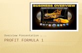 Profit Formula One Presentation