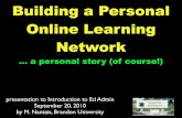 Building a PLN - a personal story