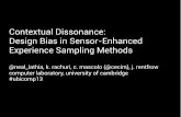 Contextual Dissonance: Design Bias in Sensor-Based Experience Sampling Methods