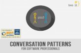 [Agile2014] Conversation Patterns for Software Professionals