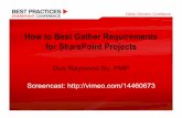 How to Best Gather Requirements for SharePoint Projects