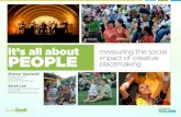 It’s all about people: Measuring the Social Impact of Creative Placemaking