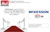 OHUG 2012- HR Help Desk McKesson and Apex IT