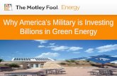 Why America’s Military is Investing Billions in Green Energy