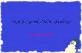 Tips for good speaking pp 3