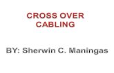 Cross over cabling