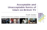 Acceptable and unacceptable forms of islam on british