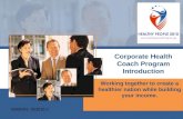 Corporate Health Coach Introduction