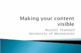 Making your content visible - Russell Stannard