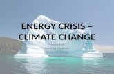 Energy crisis – climate change