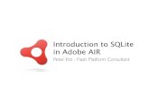 Introduction to SQLite in Adobe AIR