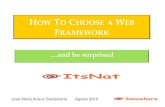 How to choose a web framework and be surprised