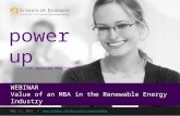 MBA degrees in Renewable Energy - Room for growth