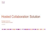 Hosted collaboration solution