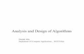 Analysis and design of algorithms part2