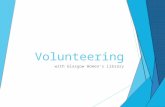 Volunteering at Glasgow Women's Library