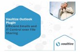 Vaultize Outlook Plugin for Enterprise File Sync and Share (EFSS)