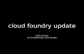 Cloud Foundry Open Tour - London