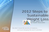 DrRic 2012 Steps to Sustainable Weight Loss (slide share edition)