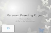 Personal branding project