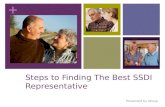 Steps to Finding The Best SSDI Representative